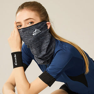 Multifunctional Sporty Neck Gaiter Face Shield with Nonslip Ear Loops and Carbon Filter, UV Protection Unisex Balaclava Headwear<br>&#128293; NEW ITEM &#128293; - Mass-Qu