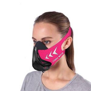 Sport Fitness Mask for Heart Lung Oxygen Control Altitude Training, Unisex - Mass-Qu