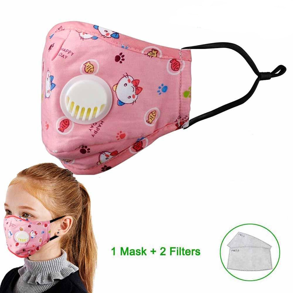 Mouth Mask with Respiratory Valve for Children, Unisex - Mass-Qu