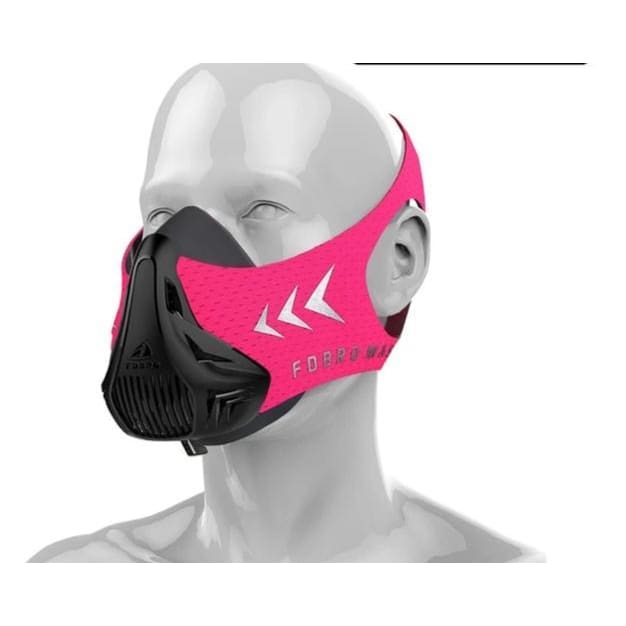 Sport Fitness Mask for Heart Lung Oxygen Control Altitude Training, Unisex - Mass-Qu