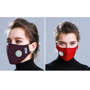 N95 Anti Pollution Dust Mask Respirator Unisex, Washable Reusable Cotton - Mass-Qu