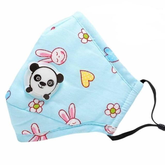 Mouth Mask with Respiratory Valve for Children, Unisex - Mass-Qu