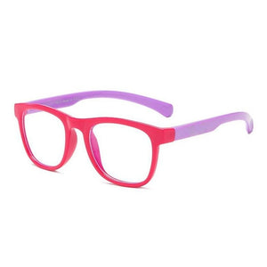 Blue Light Blocking Eyeglasses Square Anti Reflective UV400 Protection for Children Unisex in 7 Unique Color Combinations - Perfect for Students Virtual eLearning Remote Computer Gaming Mobile TV Screens, Warranty Included<br>&#128293; HOT ITEM &#128293; - Mass-Qu