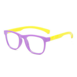 Blue Light Blocking Eyeglasses Square Anti Reflective UV400 Protection for Children Unisex in 7 Unique Color Combinations - Perfect for Students Virtual eLearning Remote Computer Gaming Mobile TV Screens, Warranty Included<br>&#128293; HOT ITEM &#128293; - Mass-Qu