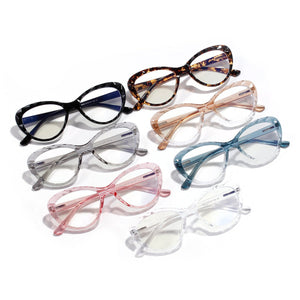 Blue Light Blocking Eyeglasses Retro Cat Eye UV400 Protection for Women & Teen Girls Unisex - Perfect for Remote Home or Office Work Virtual eLearning Computer Mobile Gaming TV Screens, Warranty Included<br>&#128293; HOT ITEM &#128293; - Mass-Qu